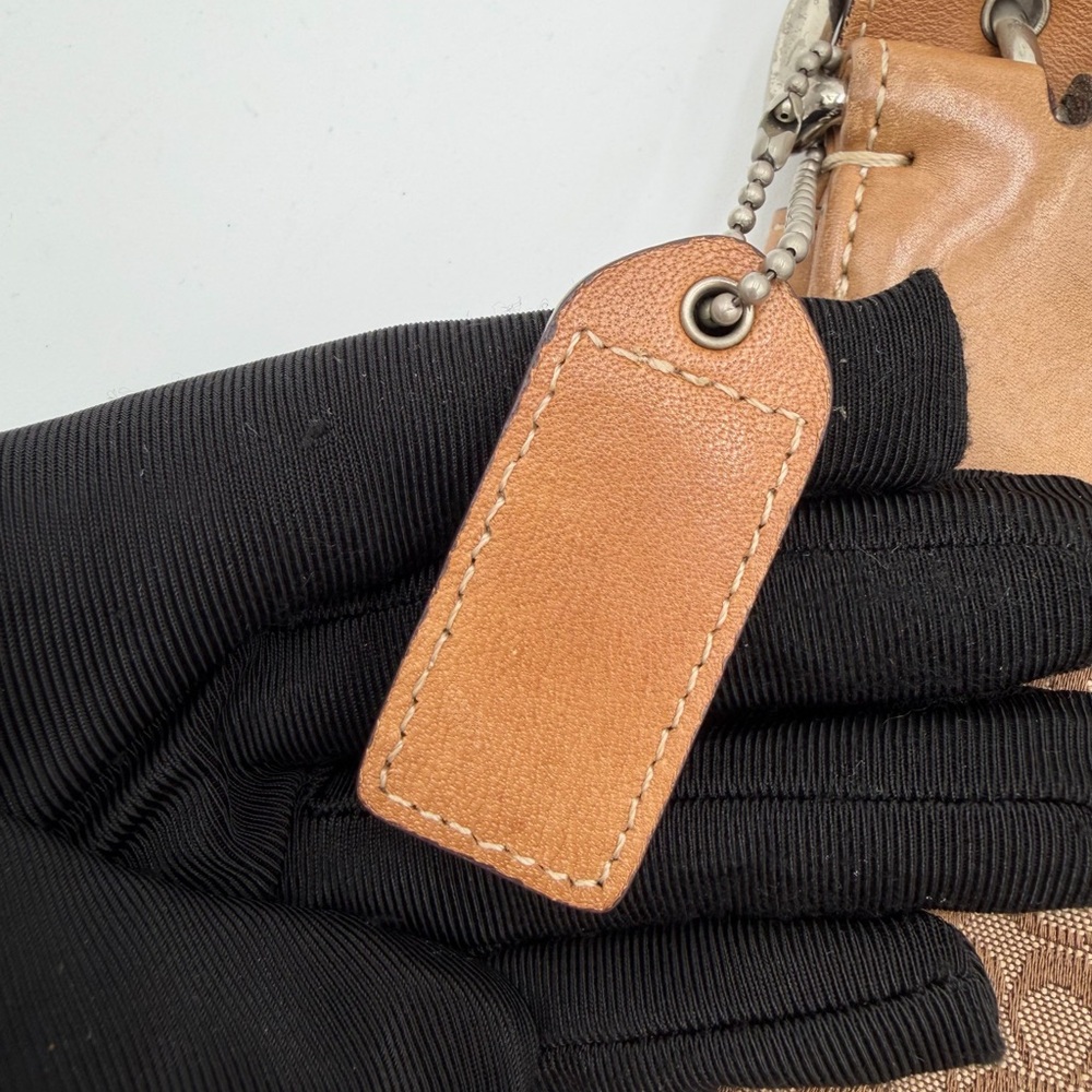 Coach Soho Signature Jacquard & Leather Hobo Shoulder/Crossbody. Style 6386 - Picture 8 of 16